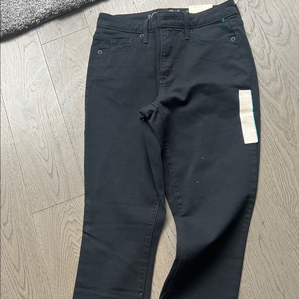 Universal Thread High Rise Skinny Women's Black Jeans Size 2 Short | NWT